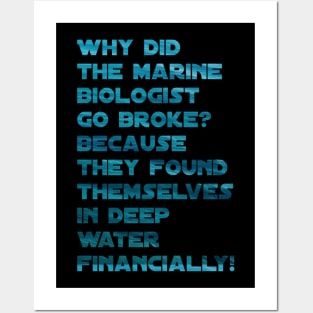 Funny marine biologist jokes Posters and Art